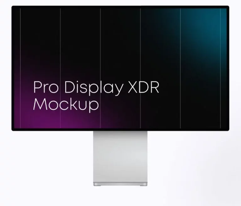 Customizable Apple Pro Display XDR Figma Mockup