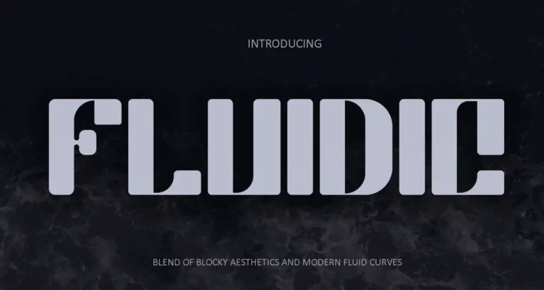 Fluidic Typeface