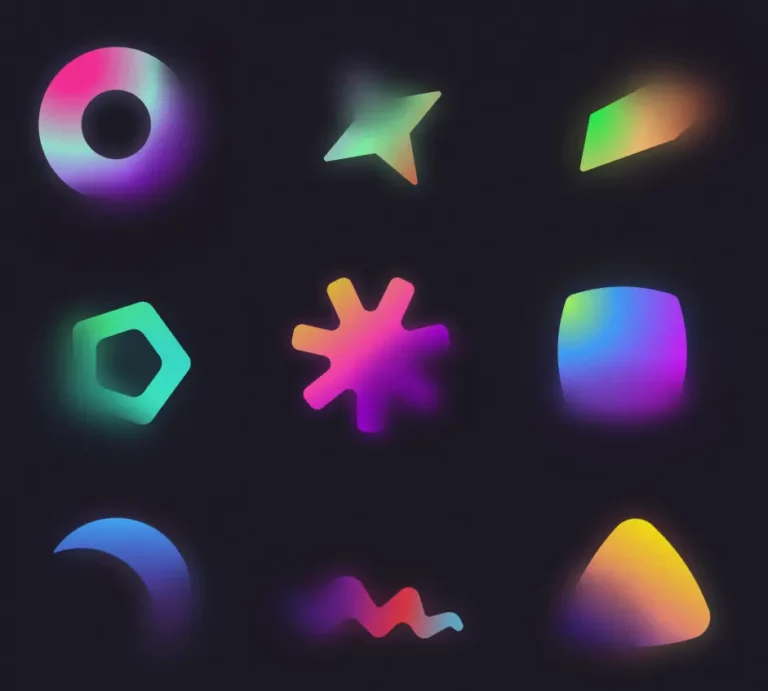 Blurry Gradient Shapes Figma