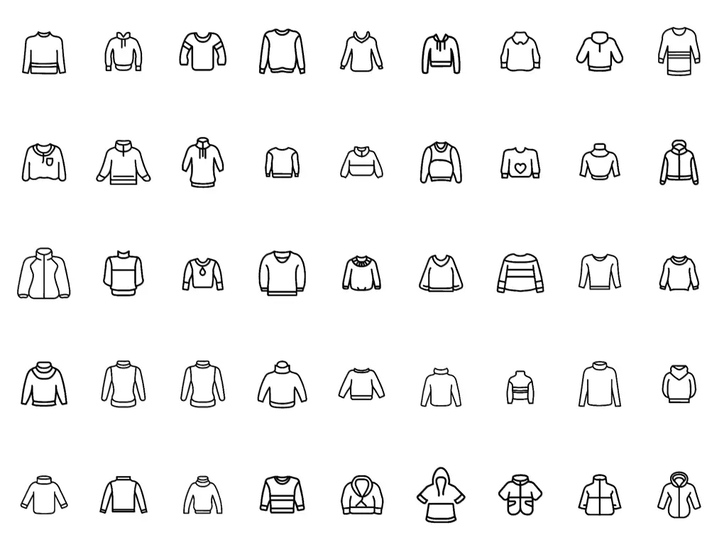 1000+ Clothes Icons Figma