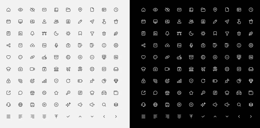 Iconic Pack Editable Stroke Icons