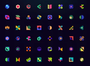 50 Abstract Geometric SVG Shapes