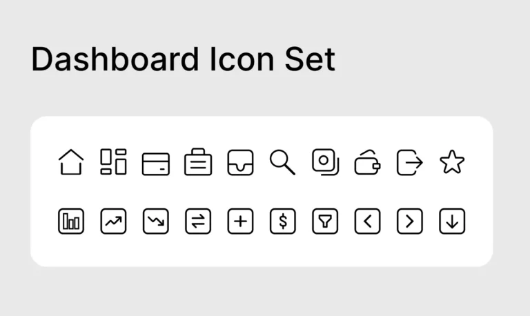 20 Free Thinline UI Icons for Your Dashboard Design