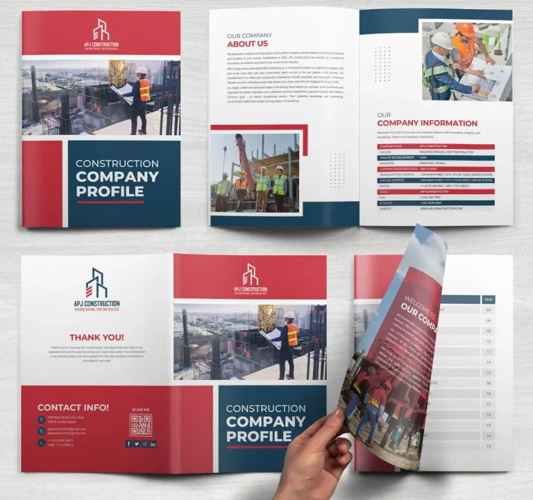 Construction Company Profile Brochure