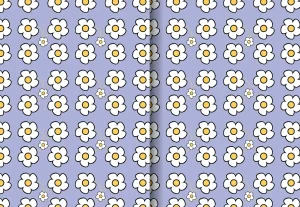 Seamless Flower Pattern For Illustrator