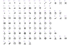 Free 125 UI icons for Product Designers