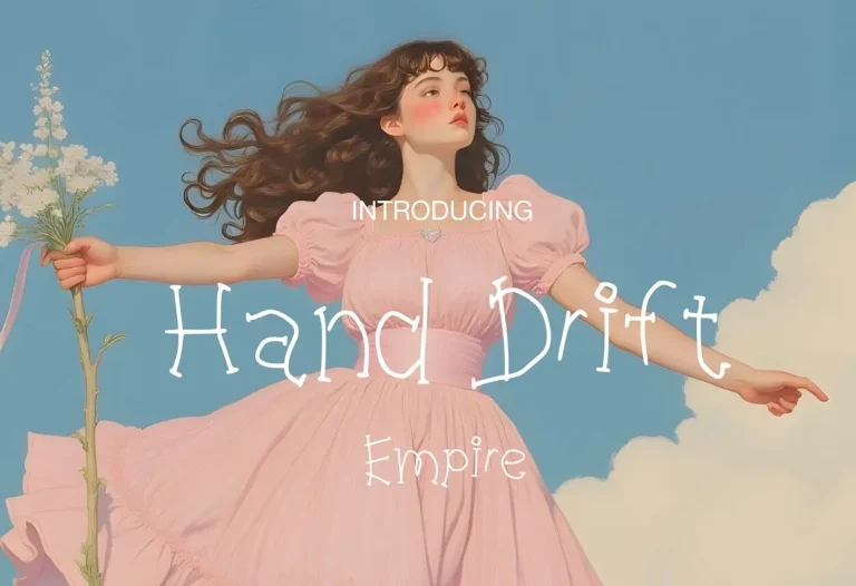 Hand Drift Font