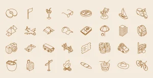 32 Isometric Travel Icons in Figma (1)