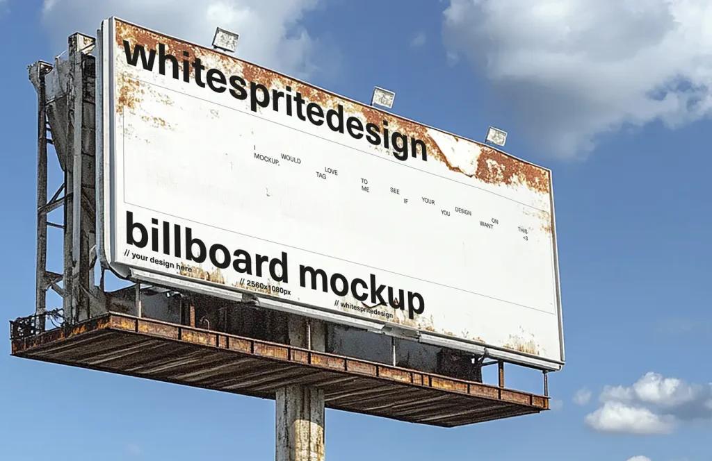 2 Photo-realistic outdoor billboard PSD mockups