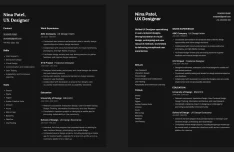 Minimal Resume Templates Pack Figma