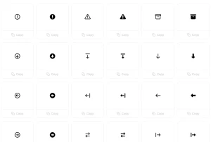 440+ Free UI Design SVG Icons