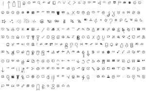 300+ handmade Doodled Icons for free