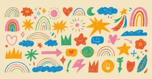 Playful Doodle Shapes Figma