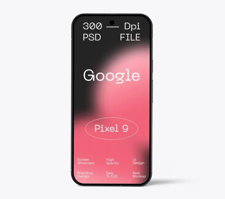 Pixel 9 Figma Front View Mockup