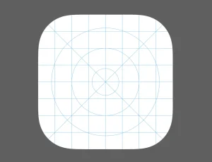 Official iOS 26 App Icon Template Figma