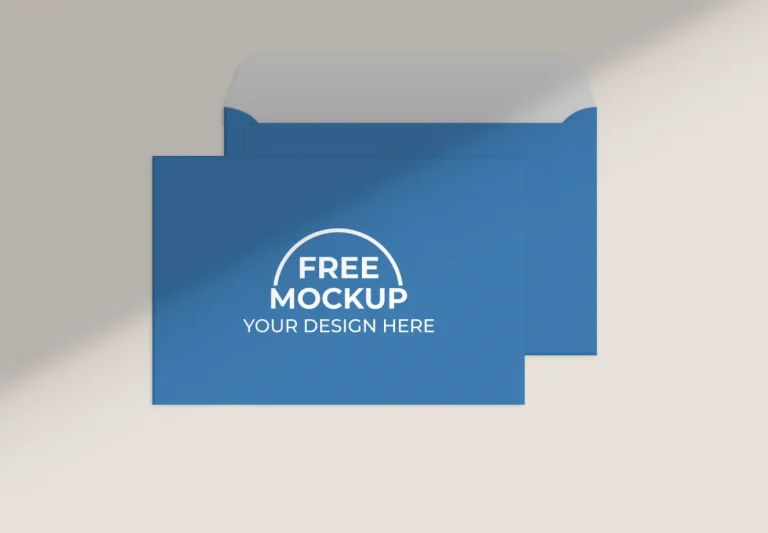 Customizable Envelope PSD Mockup for Presentation