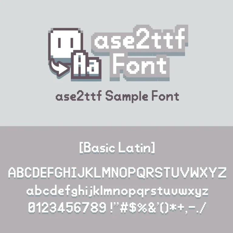 ase2ttf-font