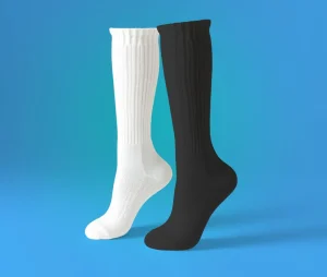 Realistic Customizable Socks Mockup PSD