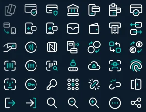 560+ Free Fintech Line Icons