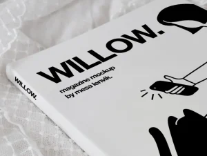 Elegant Feminine Magazine PSD Mockup