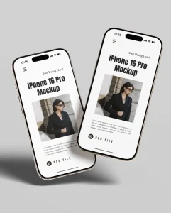 6 Free iPhone 16 Pro Mockups