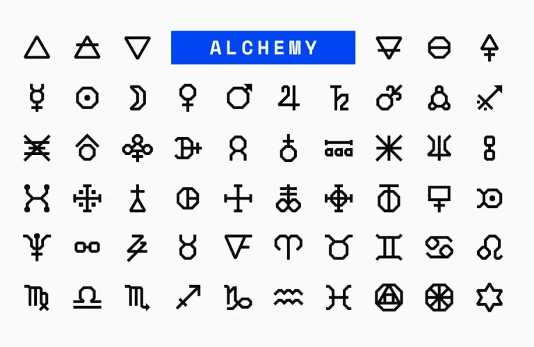 Alchemy Icon Set (PNG & SVG)