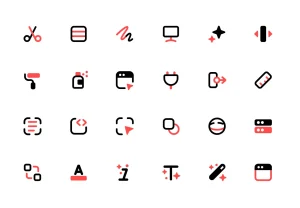 24 Free Duotone Icons for AI Tools