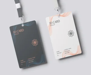 4 Free ID Card Mockups PSD