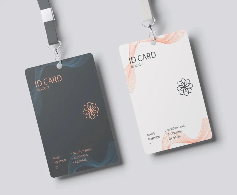 4 Free ID Card Mockups PSD