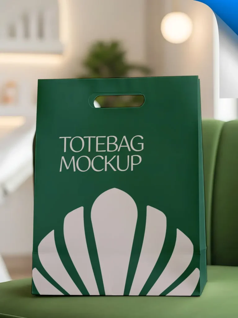 Beauty Clinic Tote Bag PSD Mockup