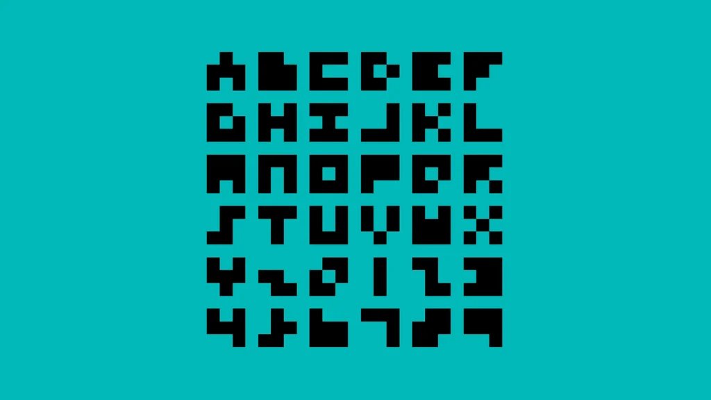 3x3 Pixel Font