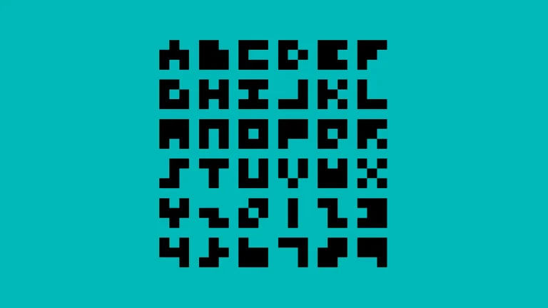 3x3 Pixel Font