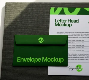 High-Res Envelope Mockup for Branding Design