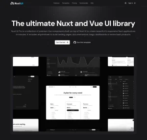 Nuxt.js Official UI Design Kit in Figma