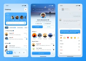 Modern AI Chat App UI Kit for Figma