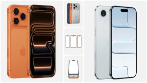 Realistic iPhone 17 and 17 Air Mockups for Figma