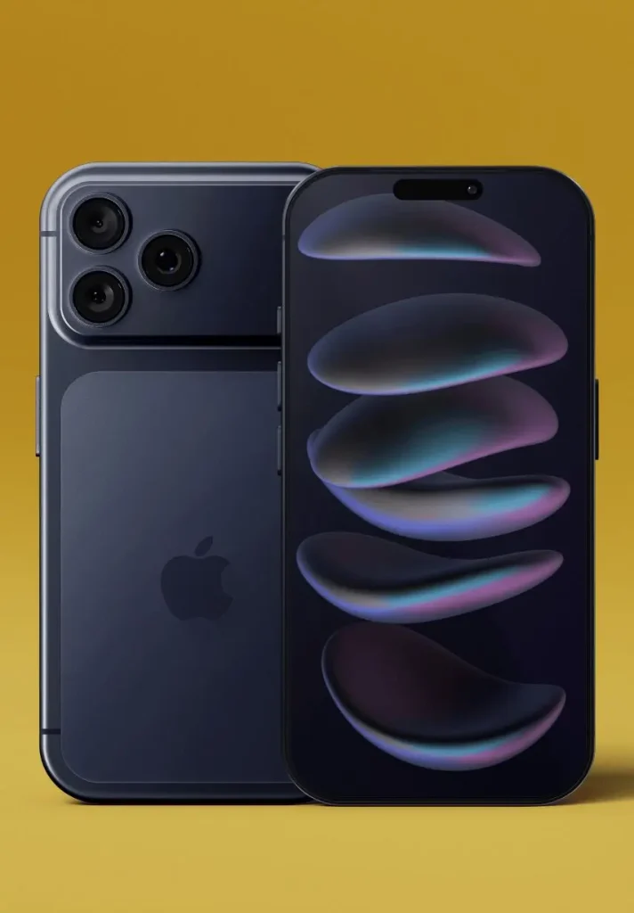 Hi-res iPhone 17 Pro Mockup PSD (Front & Back View)