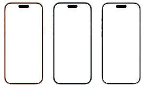 Minimal iPhone 17 Vector Mockup Set