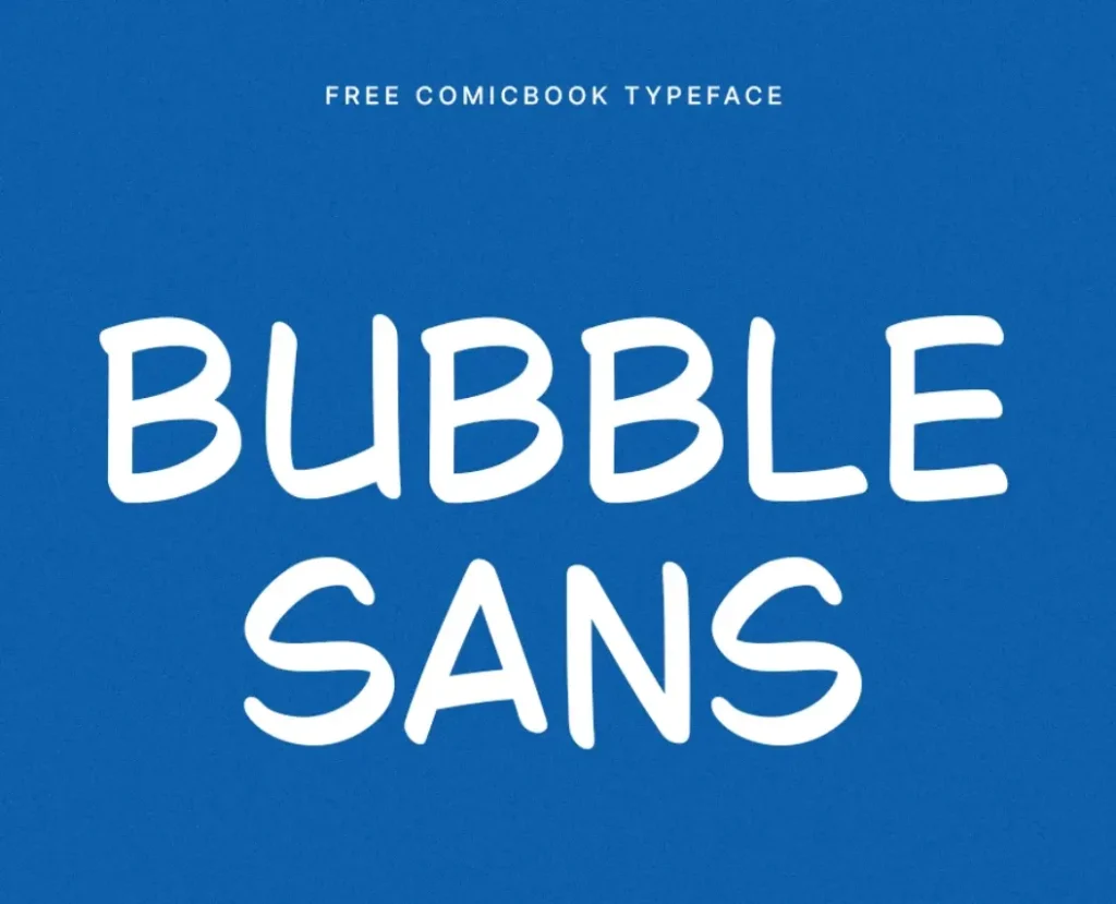 Bubble Sans Free & Legible Comic Font