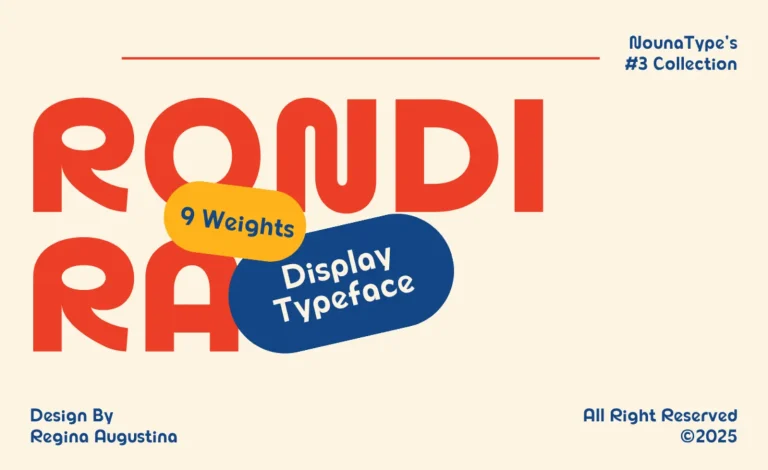 Rondira Geometric Font
