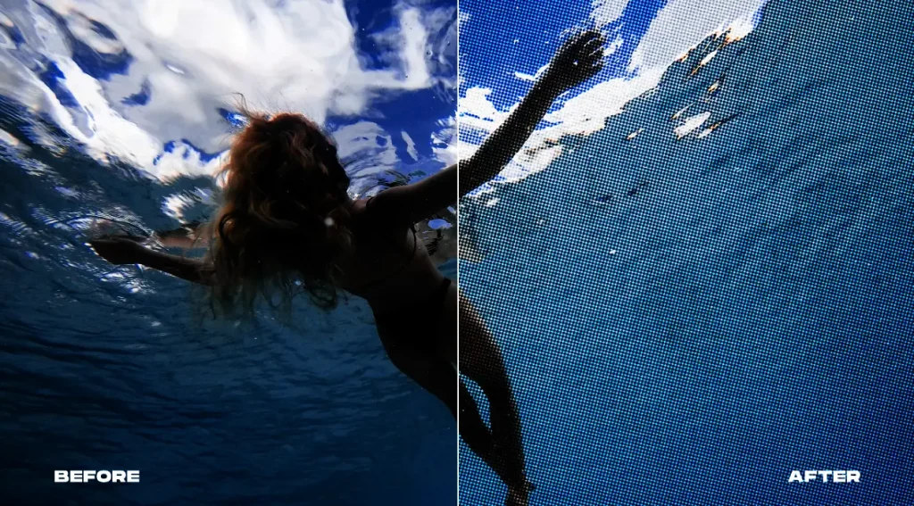 3 Free Hi-res Halftone Print Effects for Photoshop