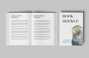Book Mockup PSD High-Res & Editable
