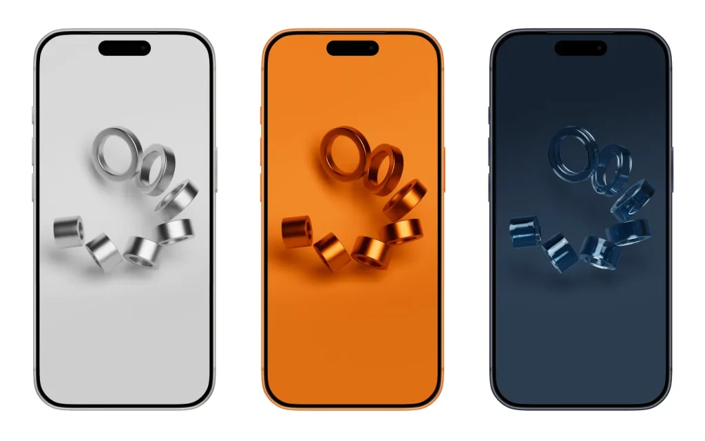 Vector iPhone 17 Pro Figma Mockup