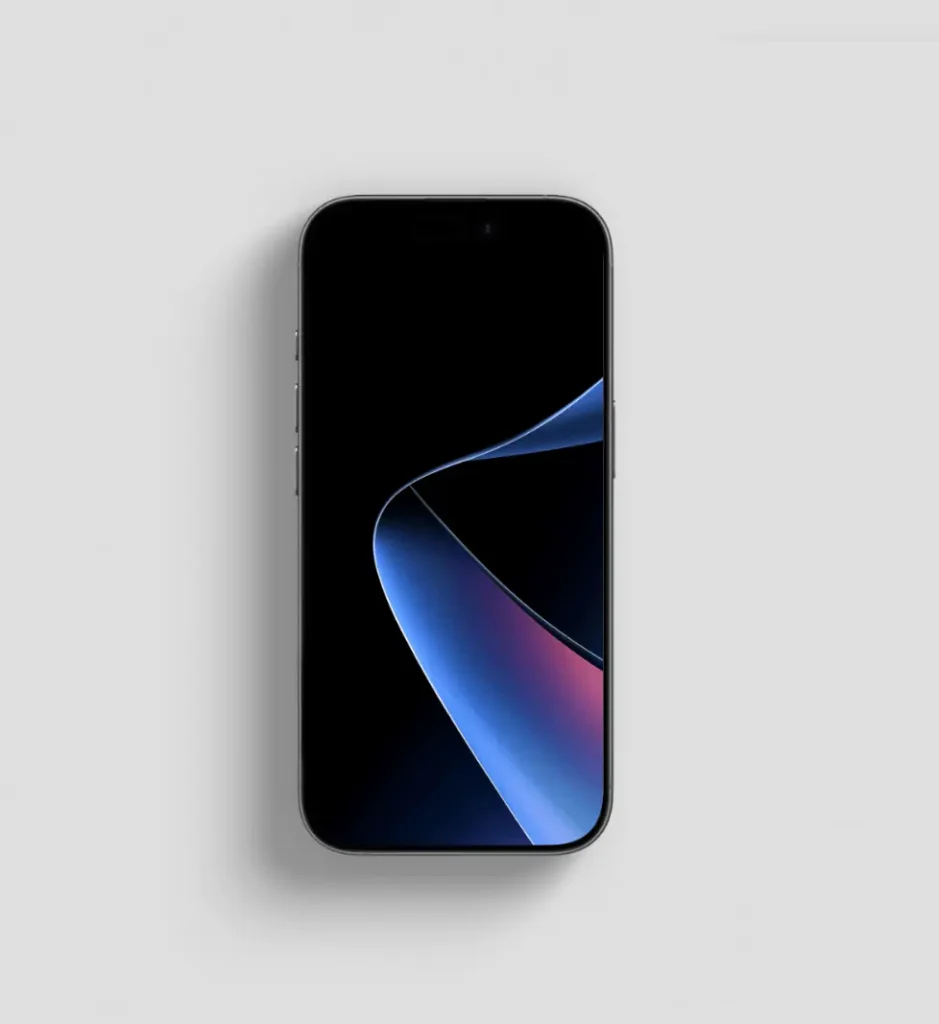 White & Black iPhone 17 PSD Mockup