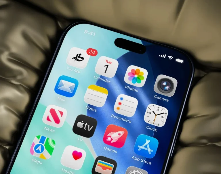 iOS 26 App Icon Mockup (Liquid Glass Included)