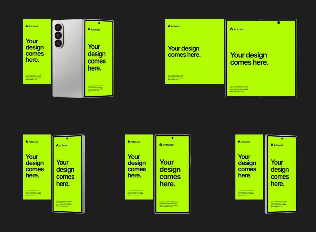 Galaxy Z Fold Mockup for Figma