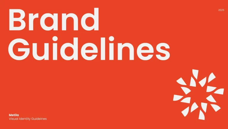 Edtiable Brand Guideline Vector Template