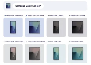16 Samsung Galaxy Z Fold7 Mockups for Figma