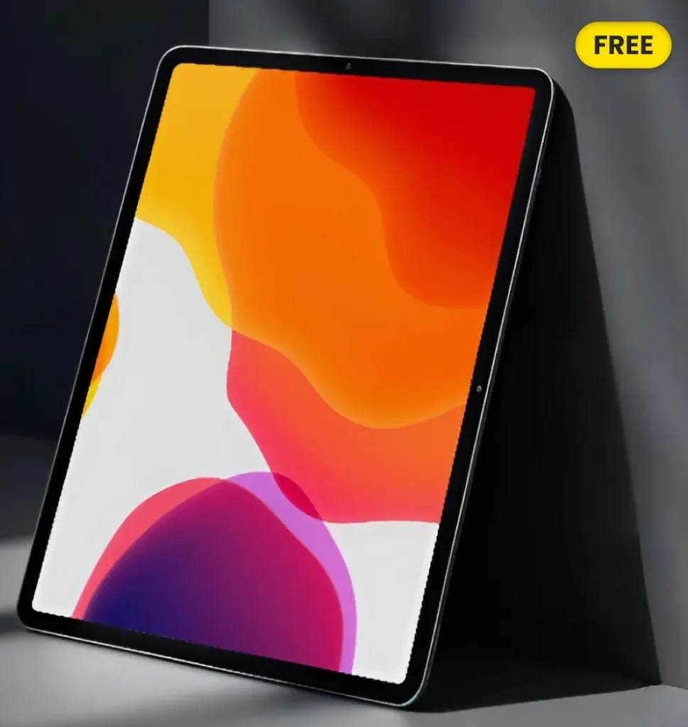 High-Res iPad Pro Mockup for Figma