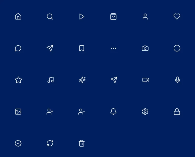 20+ Free Icons for Dashboards & Social Apps